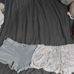 Striped and Floral Lounge Shorts